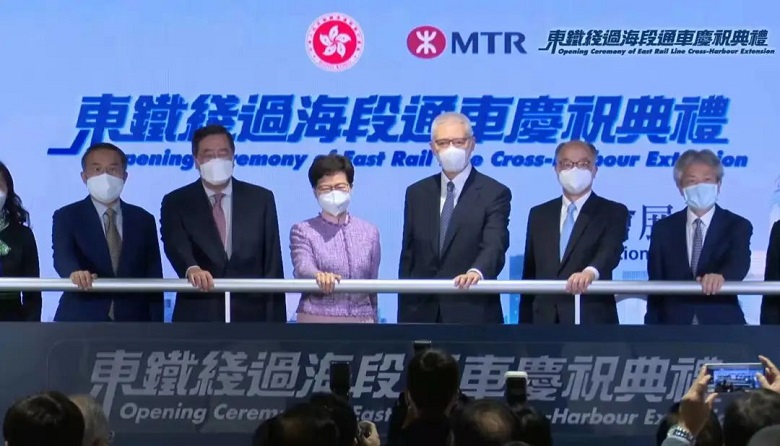 采用方大軌道交通屏蔽門(mén)系統(tǒng)的香港東鐵線(xiàn)過(guò)海段正式開(kāi)通
